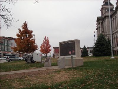 Rockville (Parke County), Indiana - - War Memorials image. Click for full size.
