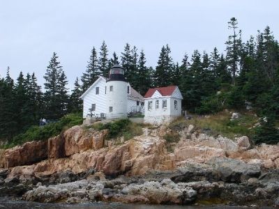 Ocean View of Bass Harbor Head Light image. Click for full size.