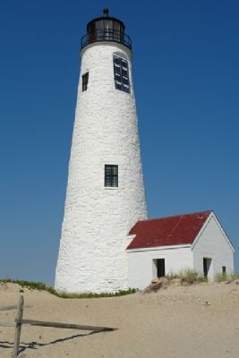 Great Point Light and Marker image. Click for full size.