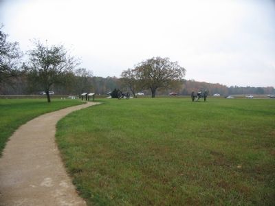 Markers Adjacent to the Artillery Displays. Click for full size. Markers Adjacent to the Artillery Displays image. Click for full size.