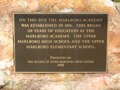 Marlboro Academy Marker image. Click for full size.
