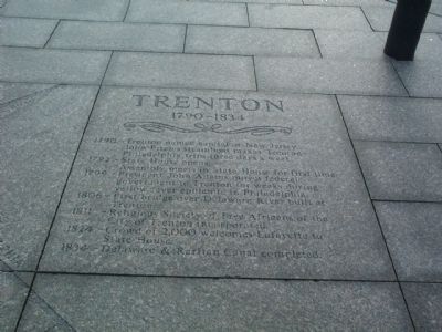 Trenton 1790 – 1834 Marker. Click for full size. Trenton 1790 – 1834 Marker image. Click for full size.