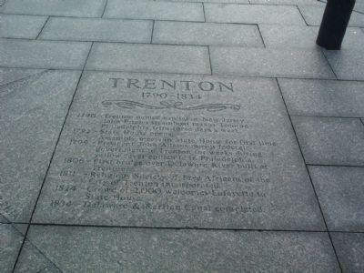 Trenton 1790 – 1834 Marker image. Click for full size.