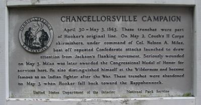 Chancellorsville Campaign Marker. Click for full size. Chancellorsville Campaign Marker image. Click for full size.