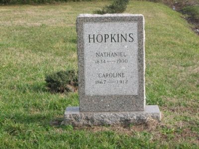 Hopkins' Headstone image. Click for full size.