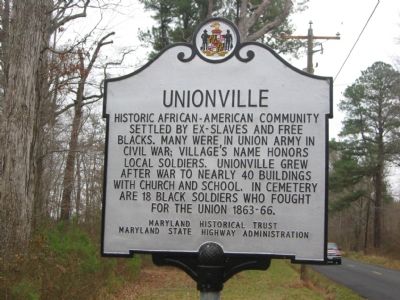 Unionville Marker image. Click for full size.
