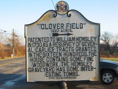 Clover Field Marker. Click for full size. Clover Field Marker image. Click for full size.