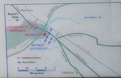 Baylor's Farm Battle Map. Click for full size. Baylor's Farm Battle Map image. Click for full size.