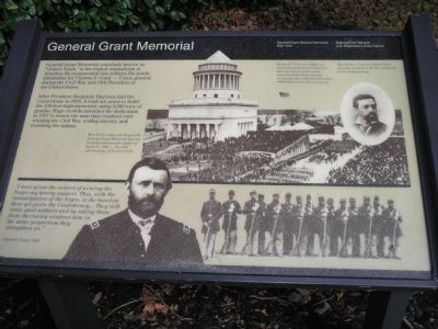 General Grant Memorial marker image. Click for full size.