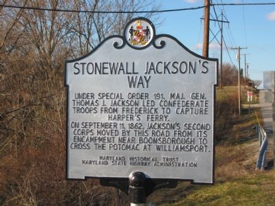 Stonewall Jackson's Way Marker image. Click for full size.