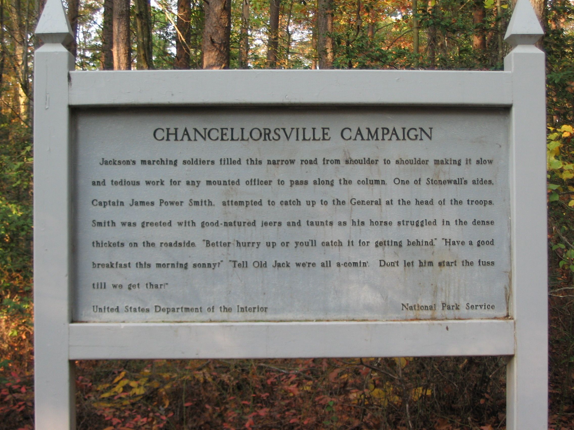 Chancellorsville Campaign Marker