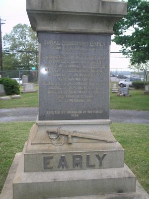 Closeup of Early's grave image. Click for full size.