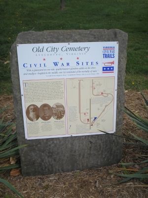 Old City Cemetery  Lynchburg, Virginia  -  Civil War Sites marker image. Click for full size.