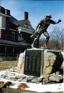 The Doughboy Monument at Curwensville, PA image. Click for more information.