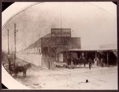 Camden & Amboy Railroad Station, Trenton, NJ. Click for full size. Camden & Amboy Railroad Station, Trenton, NJ image. Click for full size.