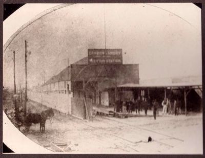 Camden & Amboy Railroad Station, Trenton, NJ image. Click for full size.