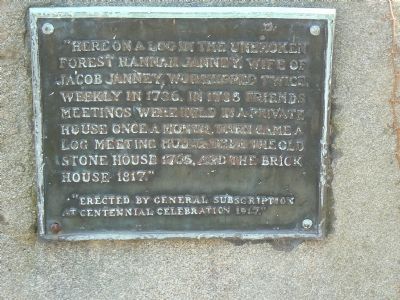 Goose Creek Friends Marker. Click for full size. Goose Creek Friends Marker image. Click for full size.