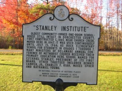 "Stanley Institute" Marker image. Click for full size.