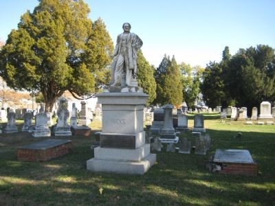 Grave of Thomas Holliday Hicks image. Click for full size.