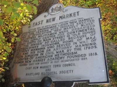 East New Market Marker image. Click for full size.