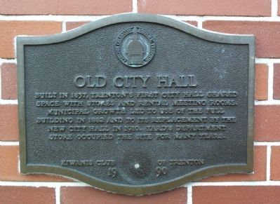 Old City Hall Marker. Click for full size. Old City Hall Marker image. Click for full size.