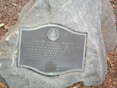 Taylor Opera House Marker image. Click for full size.