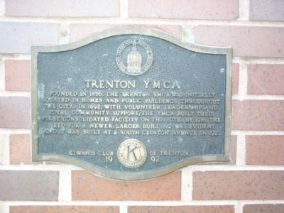 Trenton YMCA Marker image. Click for full size.