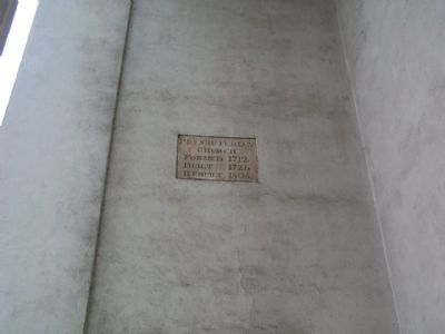The First Presbyterian Church Marker. Click for full size. The First Presbyterian Church Marker image. Click for full size.