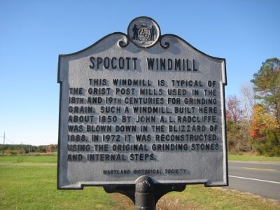 Spocott Windmill Marker image. Click for full size.