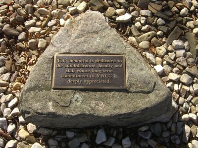 Virginia Western Community College Memorial Marker. Click for full size. Virginia Western Community College Memorial Marker image. Click for full size.