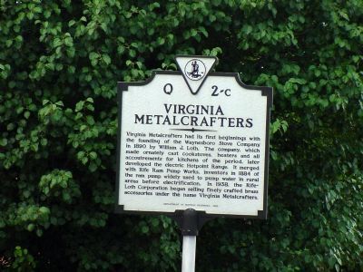 Virginia Metalcrafters Marker image. Click for full size.