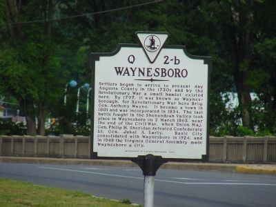 Waynesboro Marker image. Click for full size.