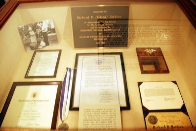 Display case below marker. Click for full size. Display case below marker image. Click for full size.