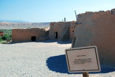 Anasazi Pueblos (located behind museum). Click for full size. Anasazi Pueblos (located behind museum) image. Click for full size.