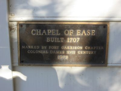 1975 Marker on Chapel image. Click for full size.