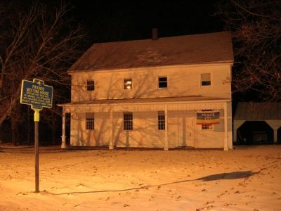 The Quaker Meeting House and Historic Marker image. Click for full size.