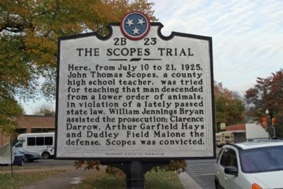 The Scopes Trial - Looking North image. Click for full size.