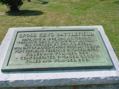 Cross Keys Battlefield Marker image. Click for full size.