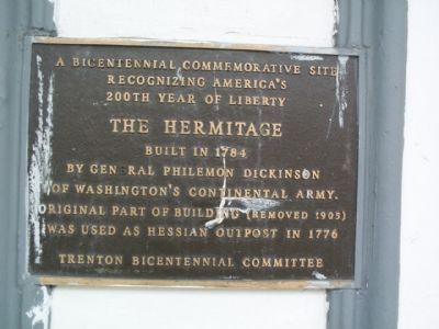 The Hermitage Marker. Click for full size. The Hermitage Marker image. Click for full size.