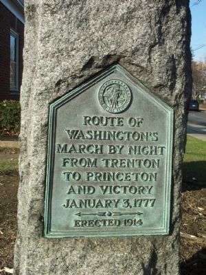 Route of Washington's March Marker image. Click for more information.