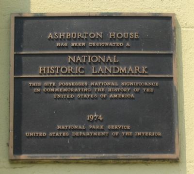 Ashburton House Marker. Click for full size. Ashburton House Marker image. Click for full size.