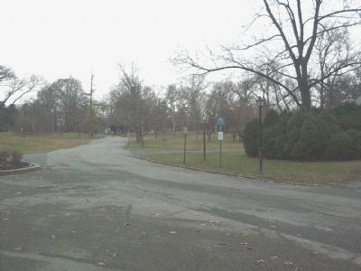 Cadwalader Park Marker. Click for full size. Cadwalader Park Marker image. Click for full size.