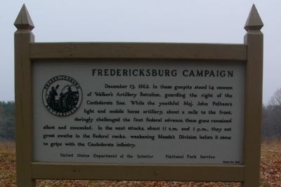 Fredericksburg Campaign Marker. Click for full size. Fredericksburg Campaign Marker image. Click for full size.