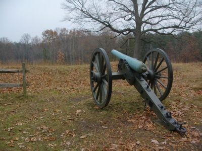 View down one of four cannons on the site.. Click for full size. View down one of four cannons on the site. image. Click for full size.