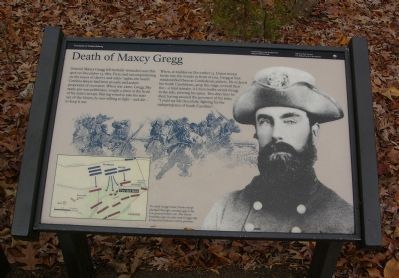 Death of Maxcy Gregg Marker image. Click for full size.