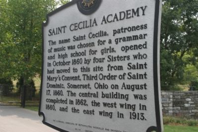 Saint Cecilia Academy Marker reverse image. Click for full size.