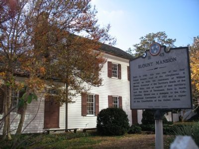 Blount Mansion Marker. Click for full size. Blount Mansion Marker image. Click for full size.