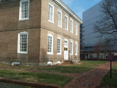 William Trent House Marker. Click for full size. William Trent House Marker image. Click for full size.
