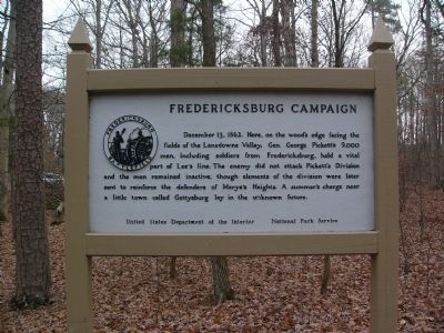 Fredericksburg Campaign Marker. Click for full size. Fredericksburg Campaign Marker image. Click for full size.