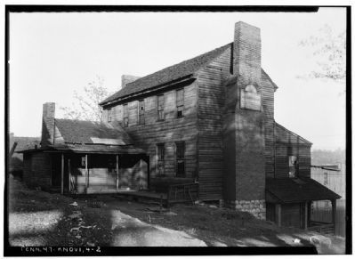 Historical Photograph - West View of "Chisholm Tavern" image. Click for more information.